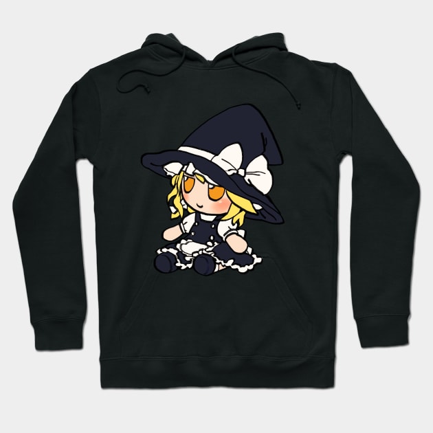 Mudwizard draws marisa kirisame fumo plush / touhou memes Hoodie by mudwizard